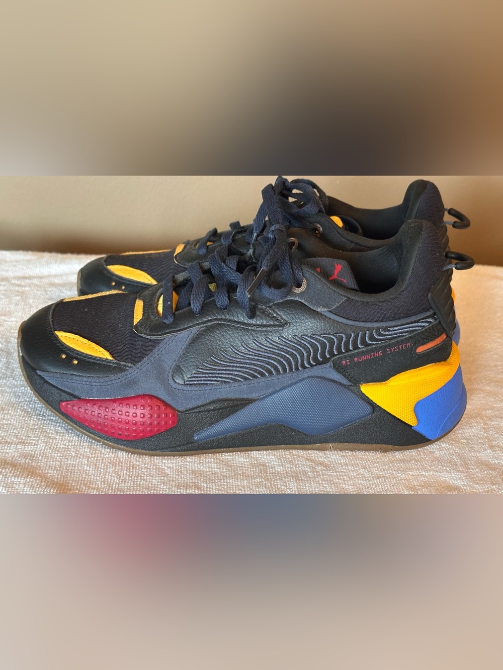 💛💙❤️ PUMA RS-X Running System| Women’s Size 8 | Retro Colorblock Chunky Trainers